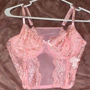 pink corset top